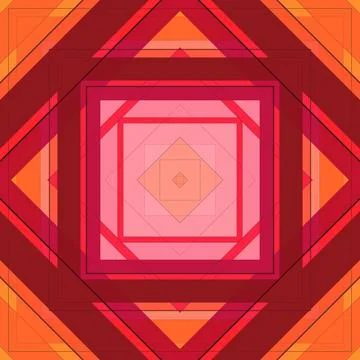 Seamless pattern of rhombuses and lines. Square abstract pattern Illustrazione stock