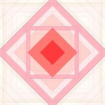 Seamless pattern of rhombuses and lines. Square abstract pattern 스톡 일러스트