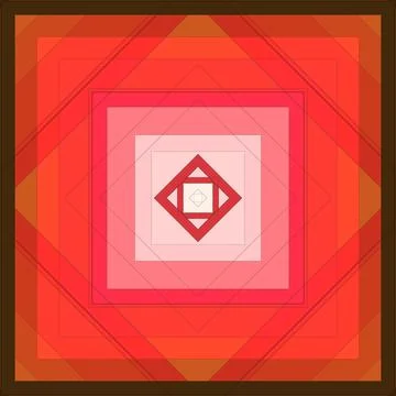 Seamless pattern of rhombuses and lines. Square abstract pattern 스톡 일러스트