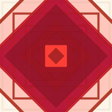 Seamless pattern of rhombuses and lines. Square abstract pattern Stockillustratie