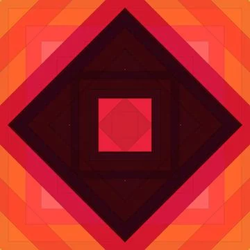 Seamless pattern of rhombuses and lines. Square abstract pattern Stock Illustration