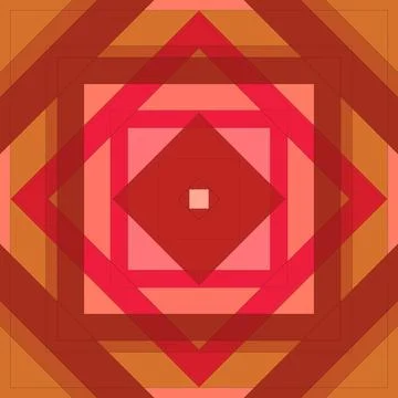 Seamless pattern of rhombuses and lines. Square abstract pattern Stock Illustration