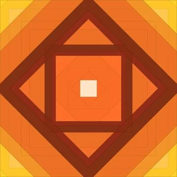 Seamless pattern of rhombuses and lines. Square abstract pattern イラスト素材