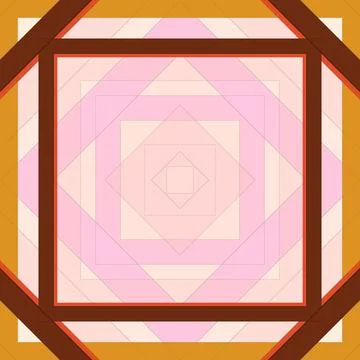 Seamless pattern of rhombuses and lines. Square abstract pattern 스톡 일러스트