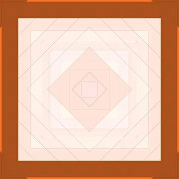 Seamless pattern of rhombuses and lines. Square abstract pattern Stock Illustration