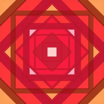 Seamless pattern of rhombuses and lines. Square abstract pattern Stock Illustration