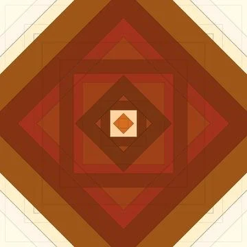 Seamless pattern of rhombuses and lines. Square abstract pattern Stock Illustration