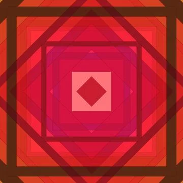 Seamless pattern of rhombuses and lines. Square abstract pattern イラスト素材