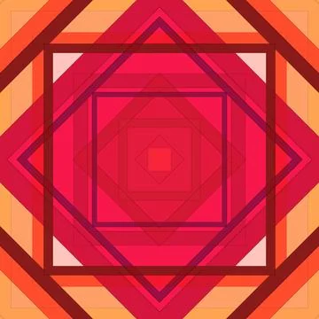 Seamless pattern of rhombuses and lines. Square abstract pattern Illustrazione stock