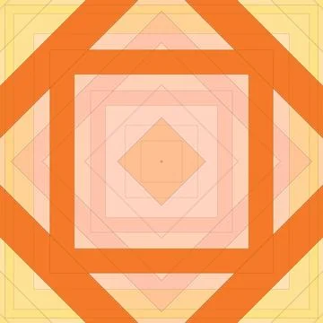 Seamless pattern of rhombuses and lines. Square abstract pattern Stock Illustration