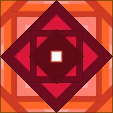 Seamless pattern of rhombuses and lines. Square abstract pattern 스톡 일러스트