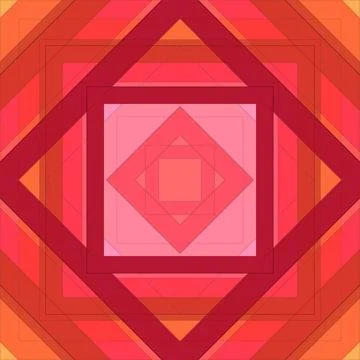 Seamless pattern of rhombuses and lines. Square abstract pattern Stock Illustration