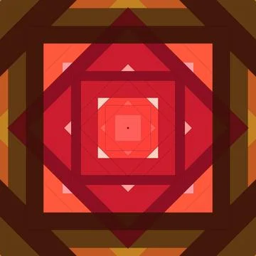 Seamless pattern of rhombuses and lines. Square abstract pattern Stock Illustration