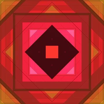 Seamless pattern of rhombuses and lines. Square abstract pattern 스톡 일러스트