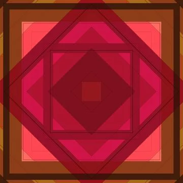 Seamless pattern of rhombuses and lines. Square abstract pattern イラスト素材