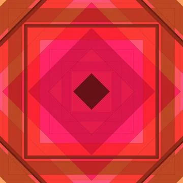 Seamless pattern of rhombuses and lines. Square abstract pattern イラスト素材