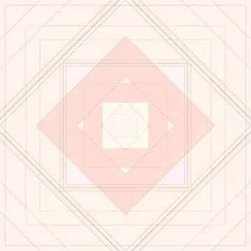 Seamless pattern of rhombuses and lines. Square abstract pattern Stock Illustration