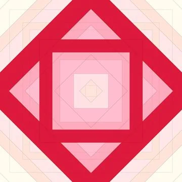 Seamless pattern of rhombuses and lines. Square abstract pattern Illustrazione stock