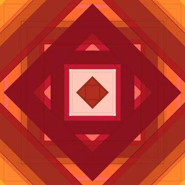 Seamless pattern of rhombuses and lines. Square abstract pattern Stock Illustration