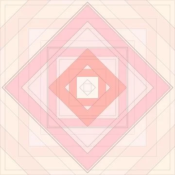 Seamless pattern of rhombuses and lines. Square abstract pattern 스톡 일러스트