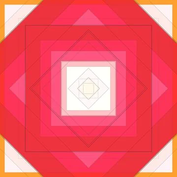 Seamless pattern of rhombuses and lines. Square abstract pattern Illustrazione stock