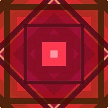 Seamless pattern of rhombuses and lines. Square abstract pattern Stock Illustration