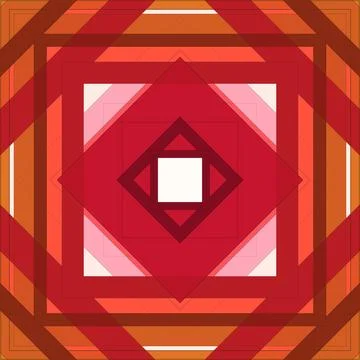 Seamless pattern of rhombuses and lines. Square abstract pattern Illustrazione stock