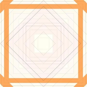 Seamless pattern of rhombuses and lines. Square abstract pattern Stockillustratie