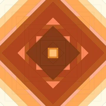 Seamless pattern of rhombuses and lines. Square abstract pattern Stock Illustration