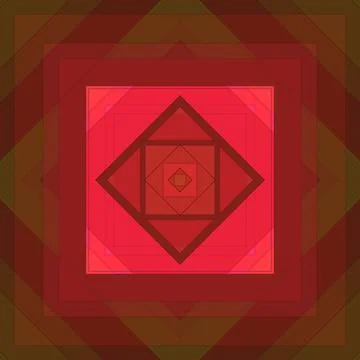 Seamless pattern of rhombuses and lines. Square abstract pattern 스톡 일러스트