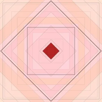 Seamless pattern of rhombuses and lines. Square abstract pattern 스톡 일러스트