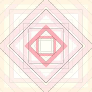 Seamless pattern of rhombuses and lines. Square abstract pattern Illustrazione stock