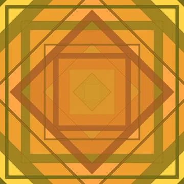 Seamless pattern of rhombuses and lines. Square abstract pattern Illustrazione stock