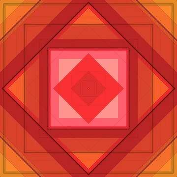 Seamless pattern of rhombuses and lines. Square abstract pattern イラスト素材