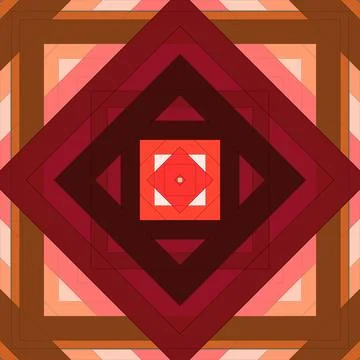 Seamless pattern of rhombuses and lines. Square abstract pattern 스톡 일러스트