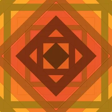 Seamless pattern of rhombuses and lines. Square abstract pattern Stock Illustration