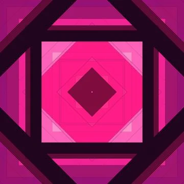 Seamless pattern of rhombuses and lines. Square abstract pattern Stockillustratie