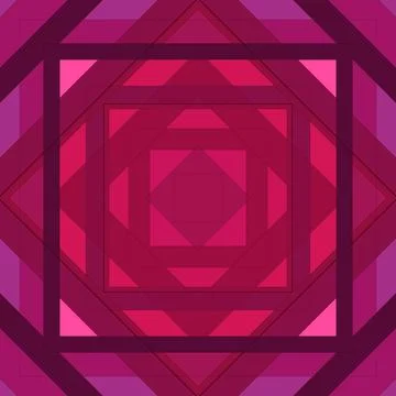 Seamless pattern of rhombuses and lines. Square abstract pattern Stock Illustration