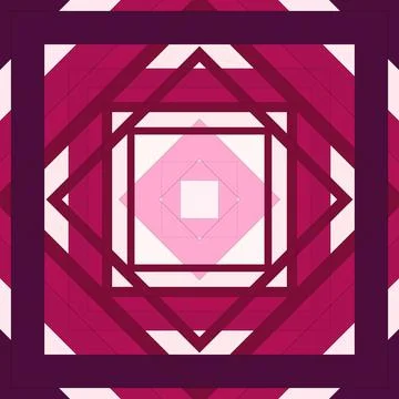 Seamless pattern of rhombuses and lines. Square abstract pattern Stockillustratie