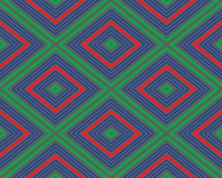 Seamless pattern of rhombuses Stock Illustration