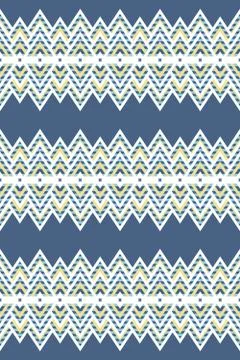 Seamless pattern of rhombuses in native american style. Stock Illustration