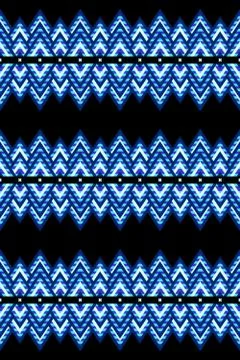 Seamless pattern of rhombuses in native american style. Stock Illustration