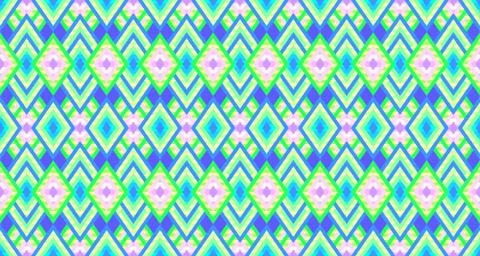 Seamless pattern of rhombuses in native american style. Stock Illustration