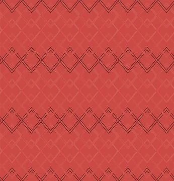 Seamless pattern with rhombuses for websites, textiles. 库存插图