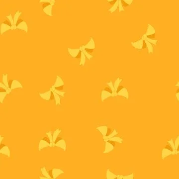 Seamless pattern ribbon bright bow cartoon vector Stock Illustration