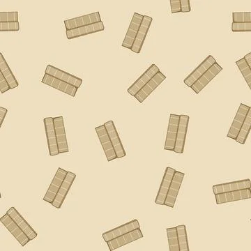Seamless pattern rice sushi rolling mat cartoon vector Stock Illustration