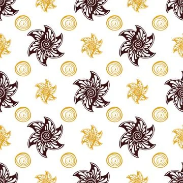 Seamless pattern rich dear background イラスト素材