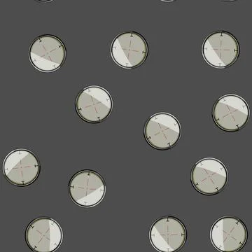 Seamless pattern rifle scope sniper cartoon vector Stock Illustration