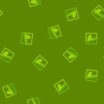Seamless pattern right check mark cartoon vector Stock Illustration