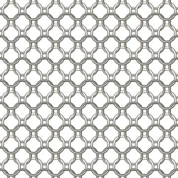 Seamless  pattern  of ring armour scale Illustrazione stock